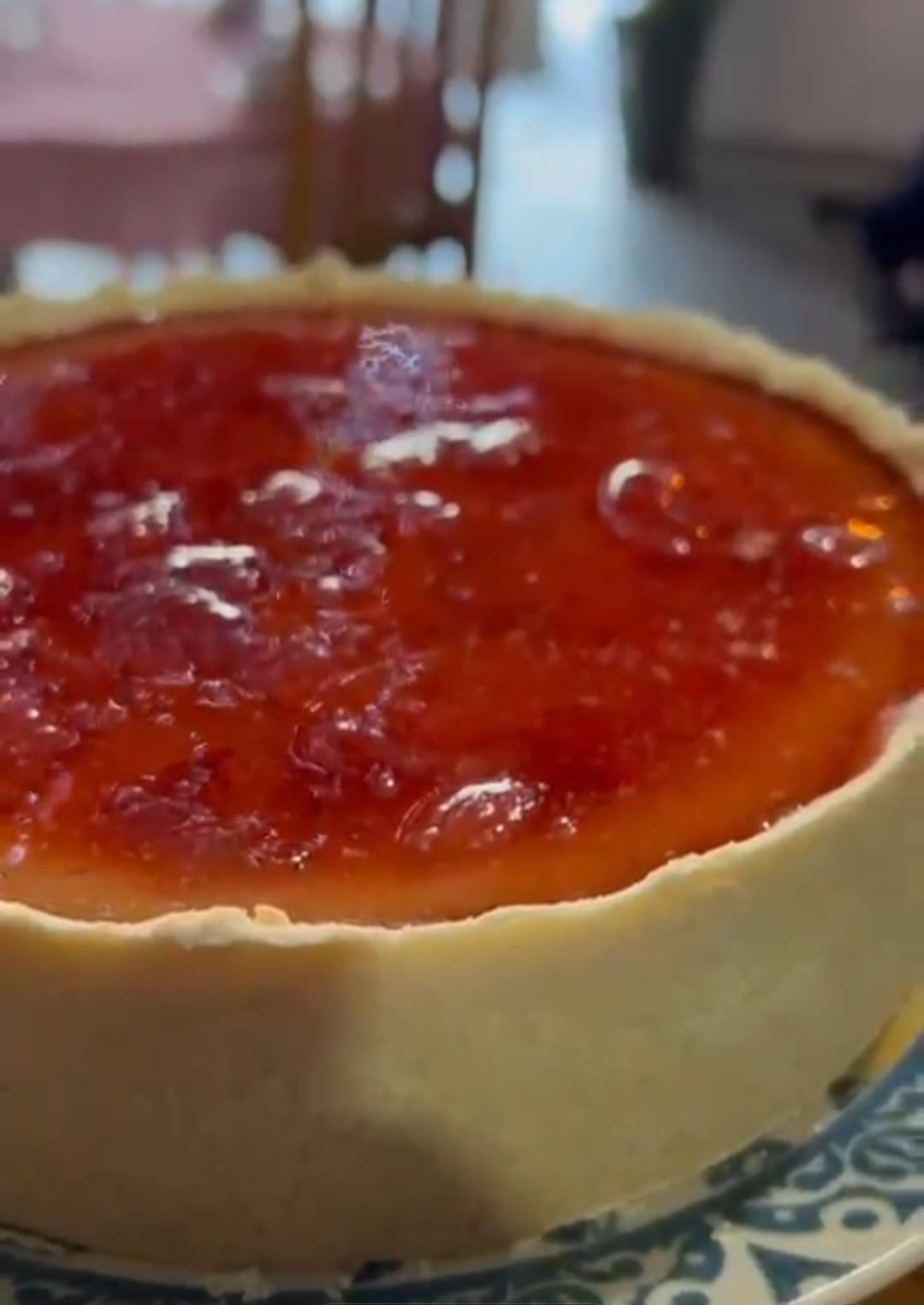 Torta de Geleia de Morango